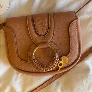 See by Chloé Hana Mini Leather Crossbody Fallow Pink